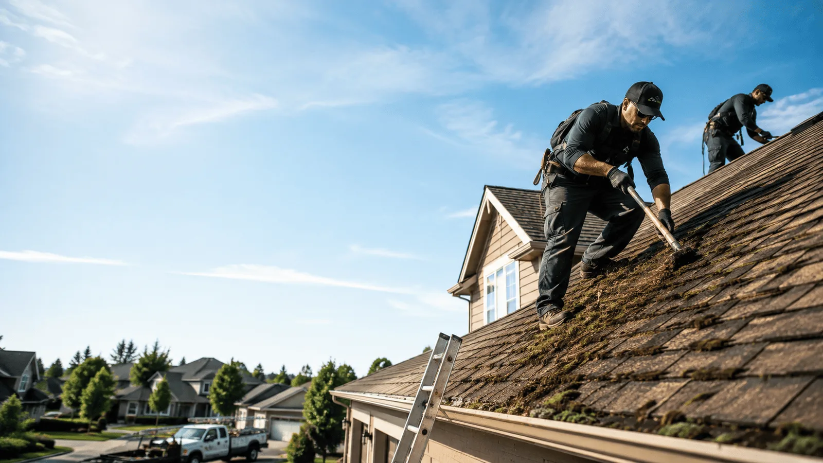 Roof Moss Removal in Linden, NJ near me